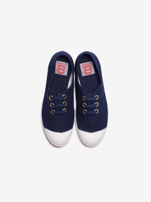 WOMAN LACET LIMITED GOLD EYELET - NAVY