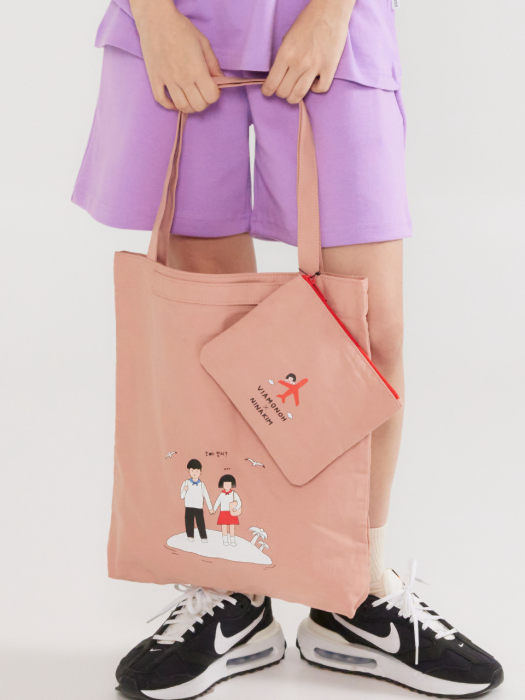 VIAMONOH VIAMONOH X NINAKIM ECOBAG (PINK)