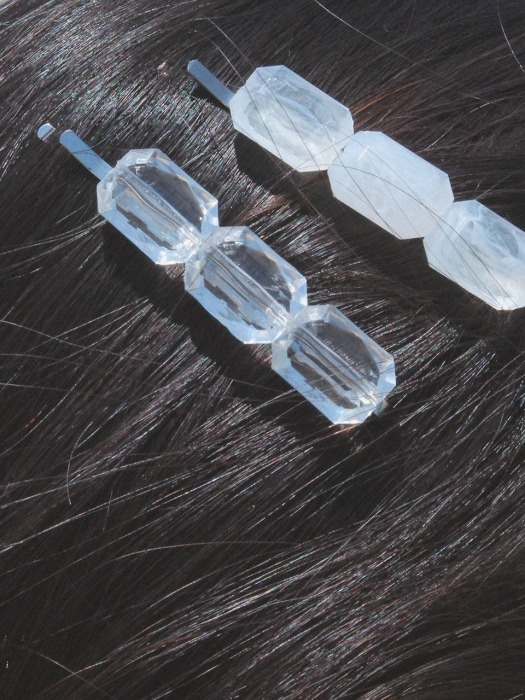 [2SET] ICE REC HAIR PIN SET