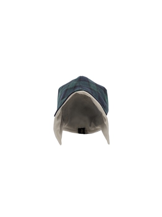 Reversible bonnet beanie - Tartan check
