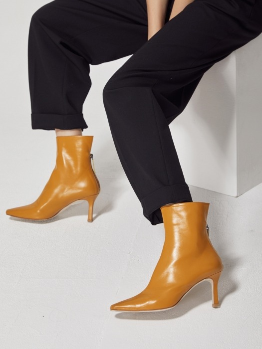 Ankle Boots LC05_Mustard 8cm
