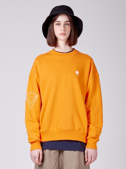 Unisex Embroidered Sweatshirt ACC_02_ORANGE_MEDIUM