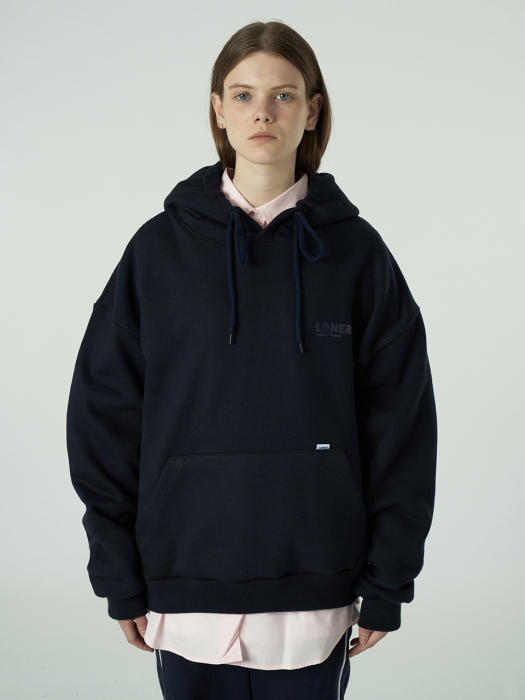 [L]Basic gmt hoodie-navy