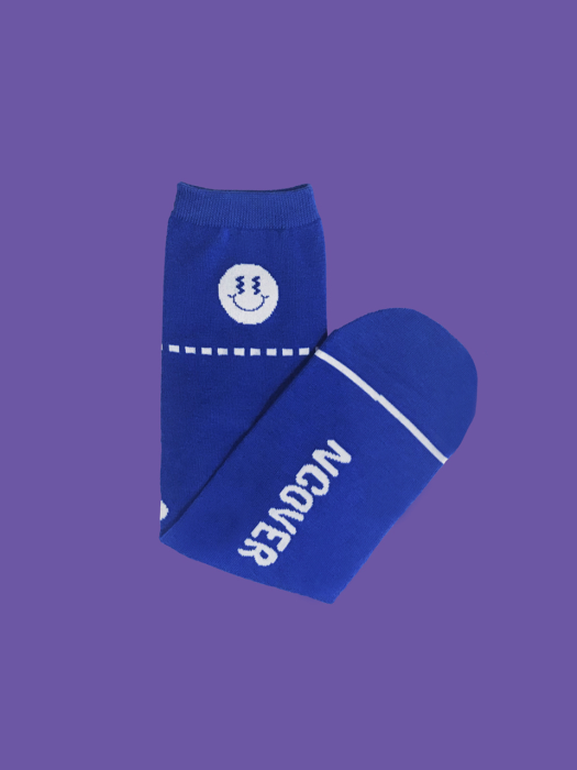 Smile club socks-blue