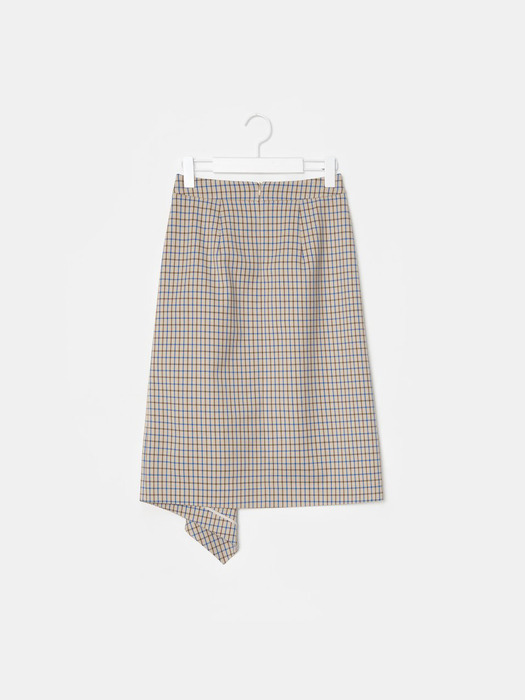 Check Midi Skirt - Camel (KE0127M02A)