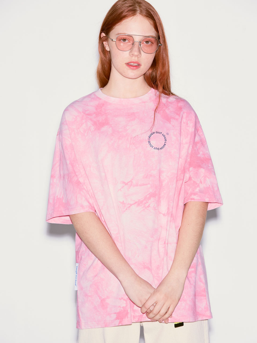 [RLOL](TS-20322) RLOL TIE-DYE T-SHIRT PINK