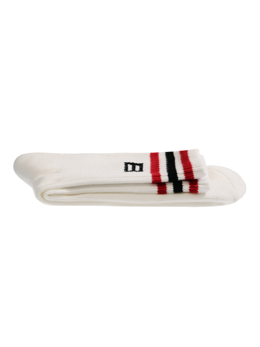 B LOGO SOCKS (RED)