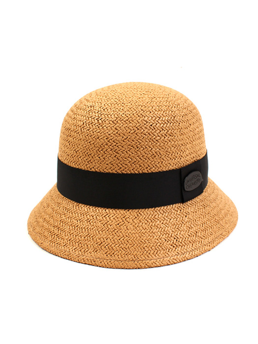 Cool Brown Cloche Hat 여름페도라