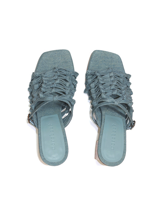 WEAVE SANDAL _ BLUEGRY