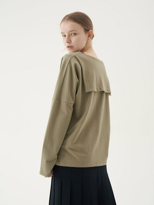 20 Fall_Cream Olive Sailer Sweatshirt  