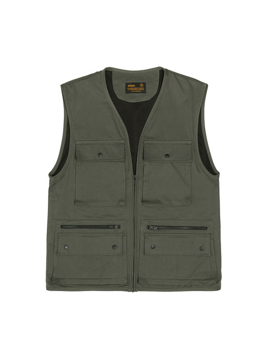 VJ-1008 M.I.L UTILITY VEST_Charcoal