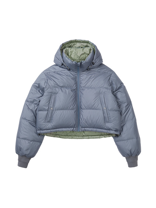Reversible Padded Jacket in Grey_VP0WM1850