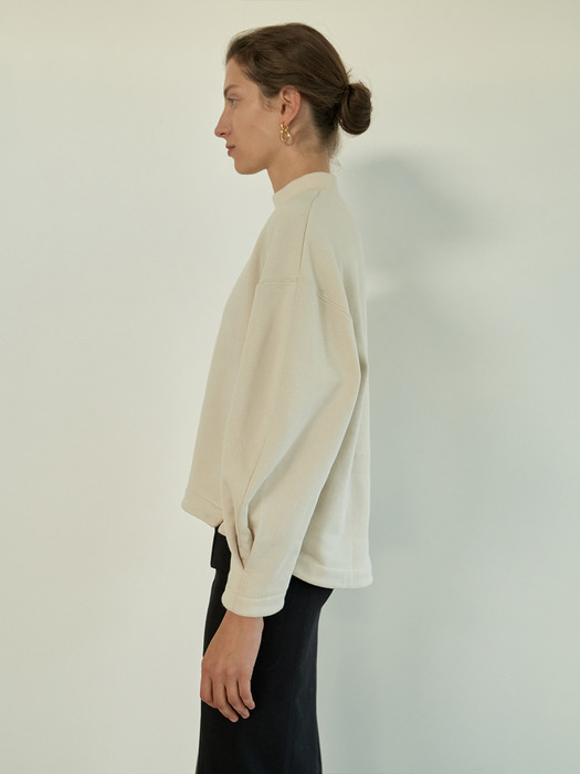 TTW HALF NECK VOLUME SWEATSHIRT 3COLOR