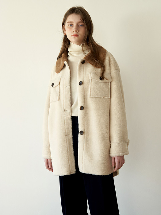 Winter Rabbit Coat_Ivory