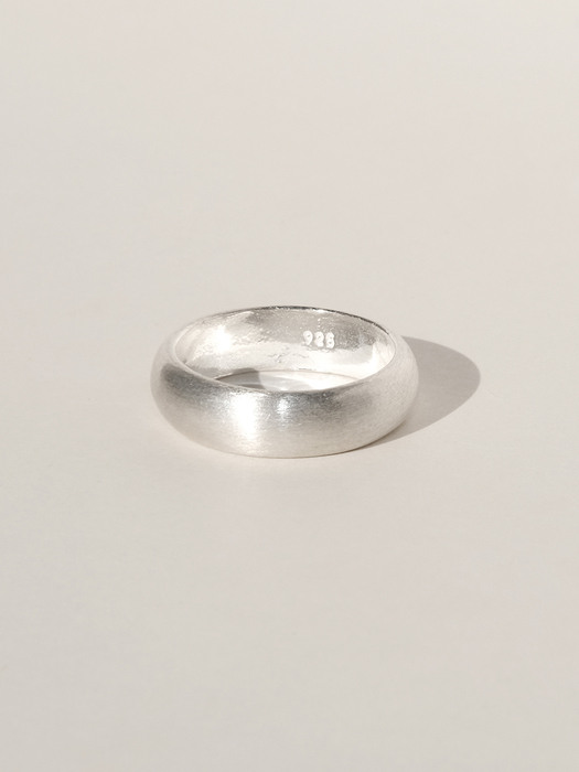 Matt Band Ring (silver925)(2color)