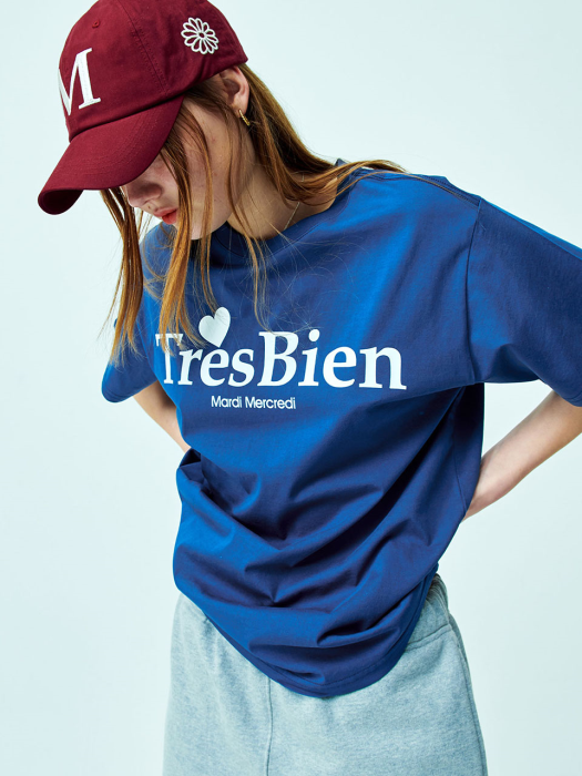 TSHIRT - TRES BIEN - DEEP BLUE