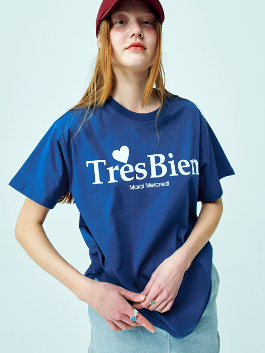 TSHIRT - TRES BIEN - DEEP BLUE