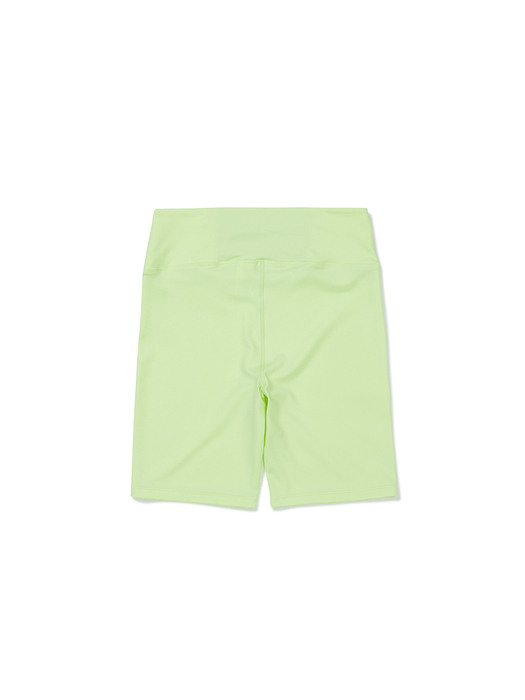 Logo Biker Shorts Lime
