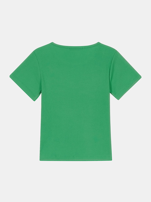 ribbed t- shirts (green)