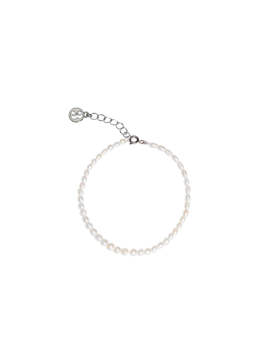 P.S(pearl shell) no.3 basic bracelet silver
