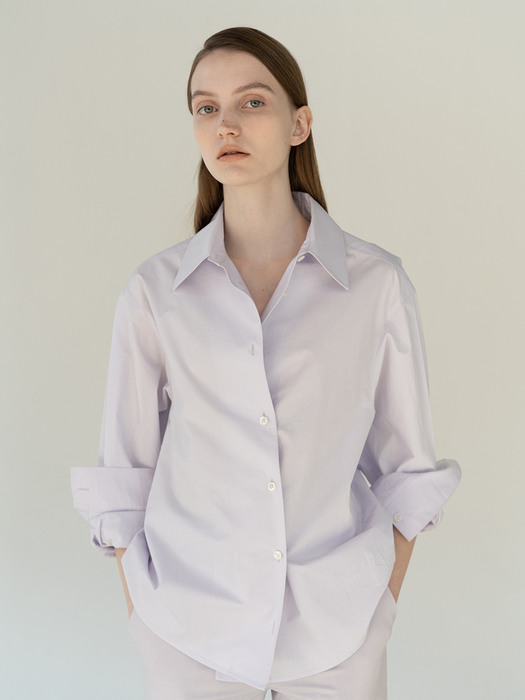  Cotton blouse_Purple