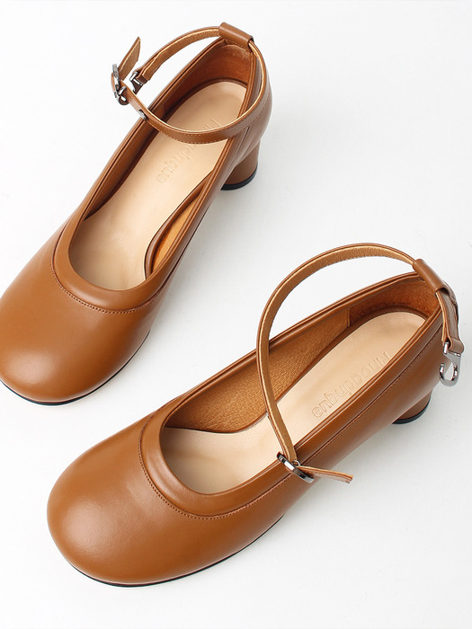 Eloel ornament middle pumps_camel