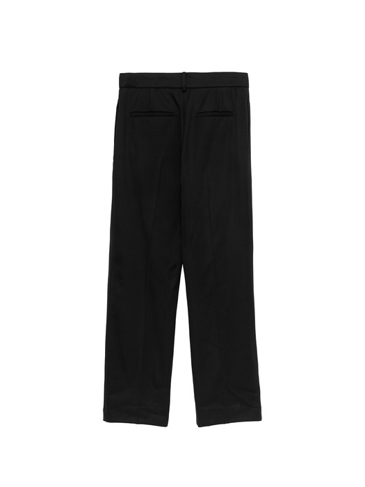 WOOL TAPERED PANTS BLACK (3 SIZE)