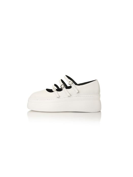 Clara Mary-Jane Sneakers / Y.08-F23 / WHITE