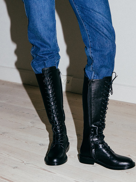 WILLIAM Long walker boots (Black)