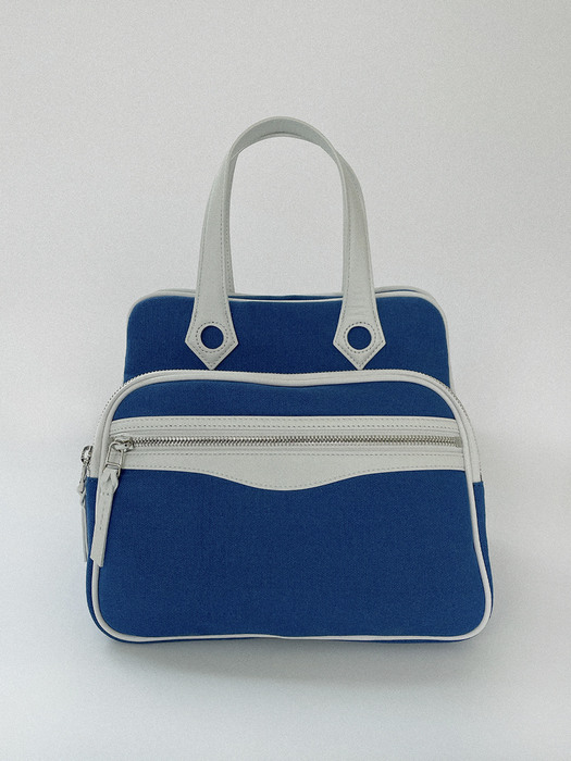 핸즈아이즈하트 Golf etc. bag - Blue / White