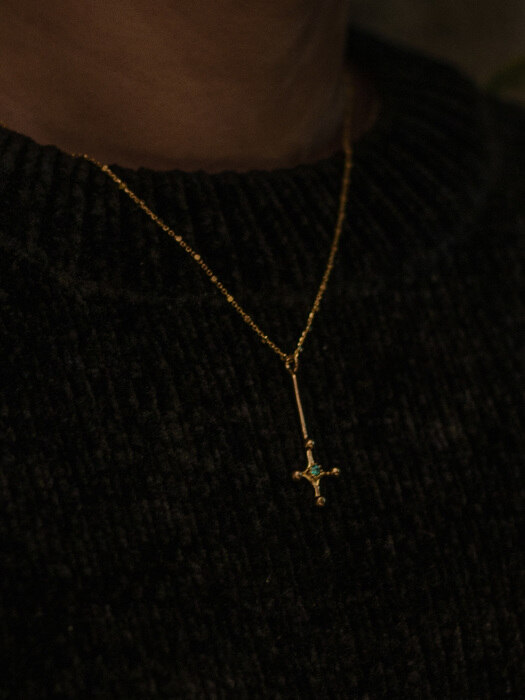 Aster necklaces_Gold(탄생석 변경가능)