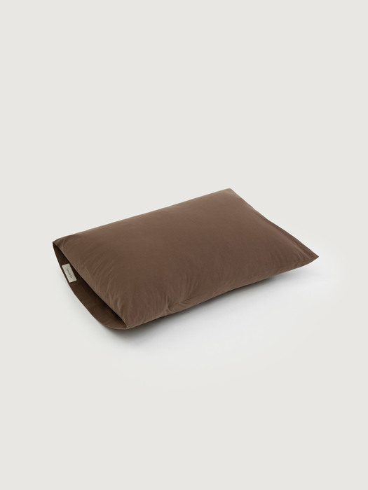 Cotton Pillow Cover (Brown)