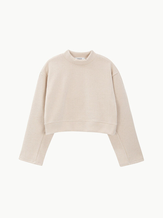 Cotton Polo Sweatshirt (CREME)