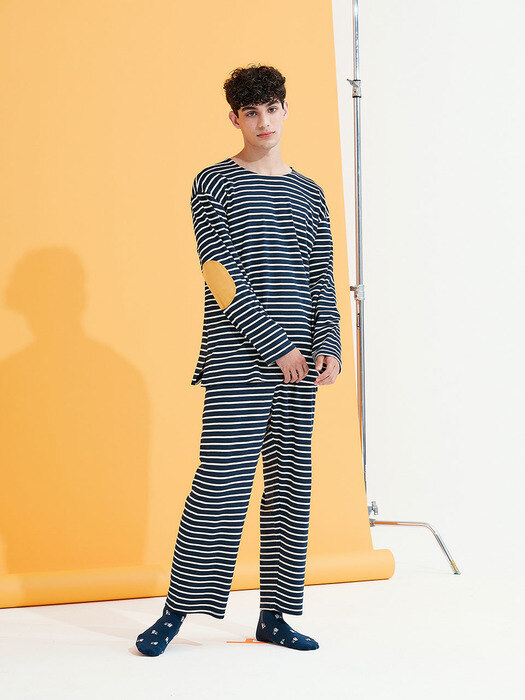 Men`s Noah Stripe Pajama Top