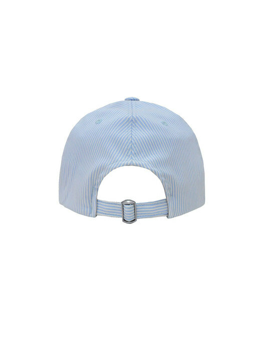 STRIPE CURVE CAP (BABY BLUE)