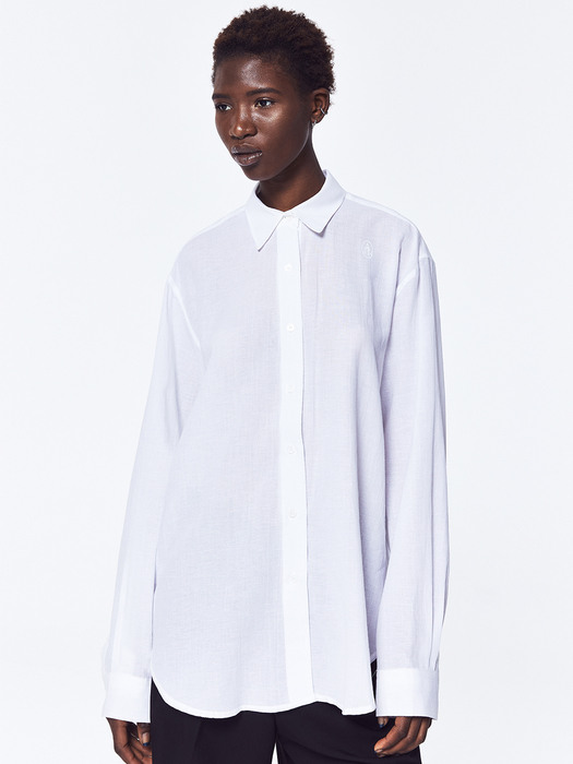 [EXCLUSIVE]linen shirt_white