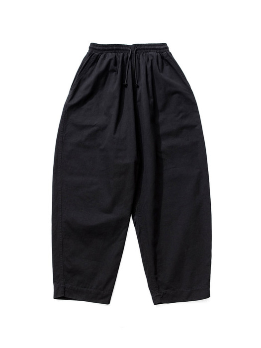 WIDE WIDE HAREM PANTS - Black