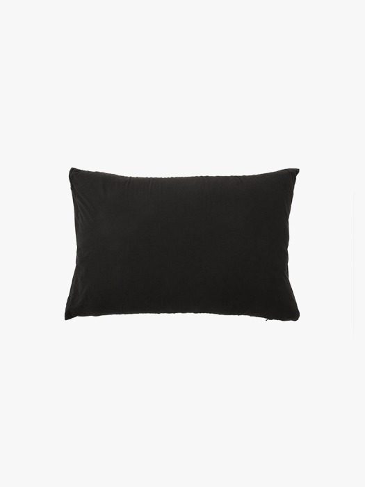 Big waves pillowcase - Black