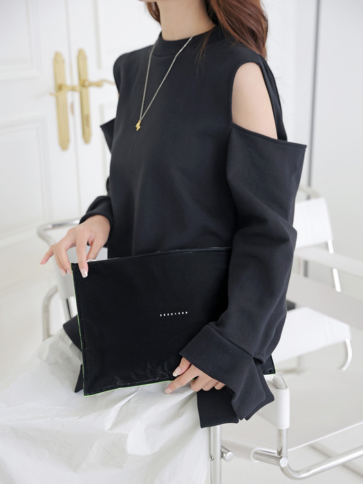 블랙 클러치 BLACK SIGN CLUTCH