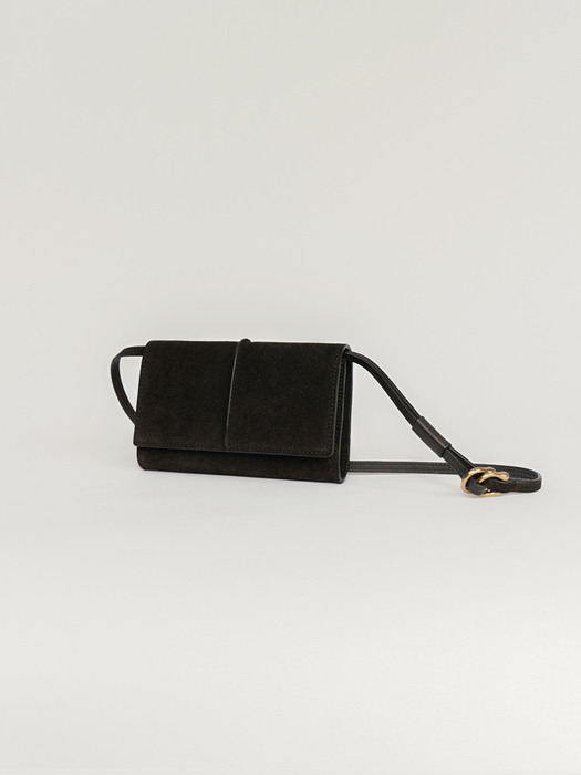 belt bag (brown suede)