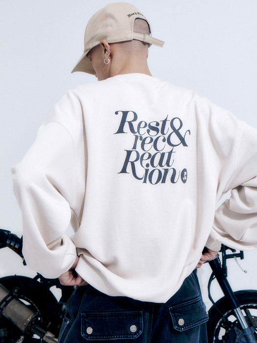 RR COTTON SWEATSHIRT - IVORY