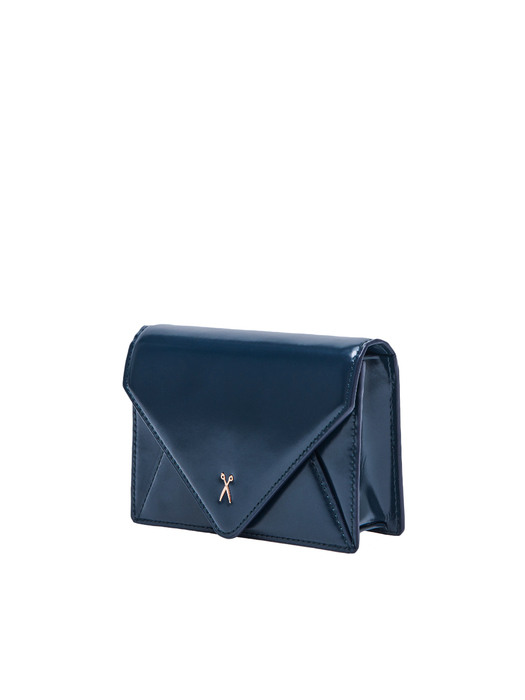 Easypass Amante Card Wallet With Leather Strap Midnight Navy