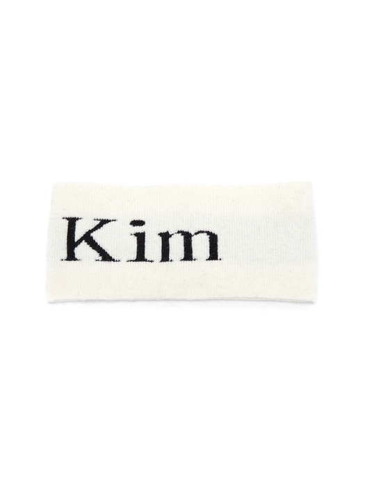 MATIN KNIT HAIR BAND IN WHITE