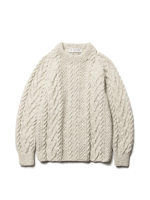 ATHENA DESIGNS Cable Knit Sweater - Marble(9069)