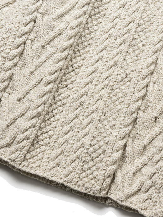 ATHENA DESIGNS Cable Knit Sweater - Marble(9069)