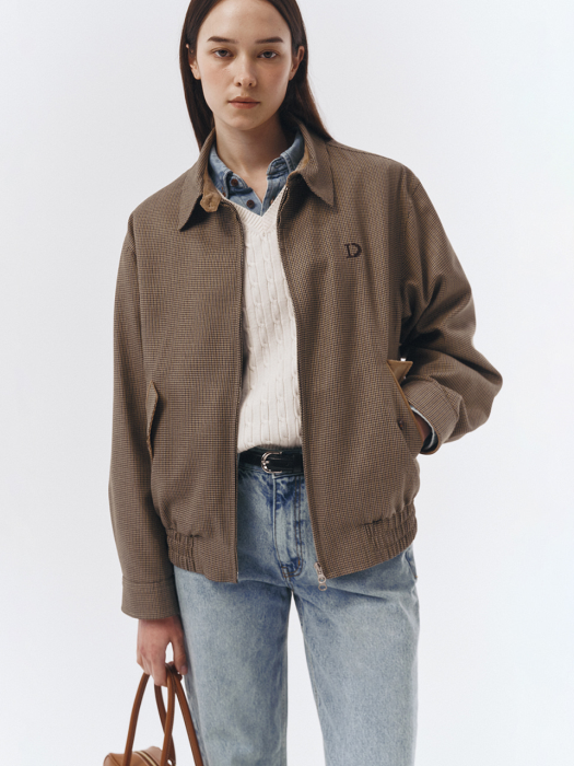 UNISEX CLASSIC BLOUSON JACKET CLASSIC CHECK_UDJU3A109I3