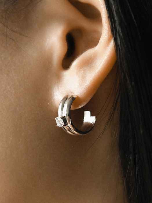 afterglow stone earring