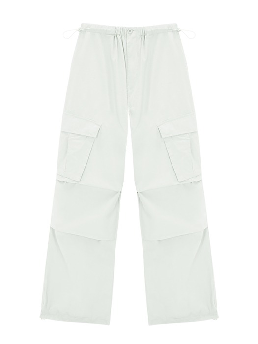 PARACHUTE CARGO PANTS WHITE