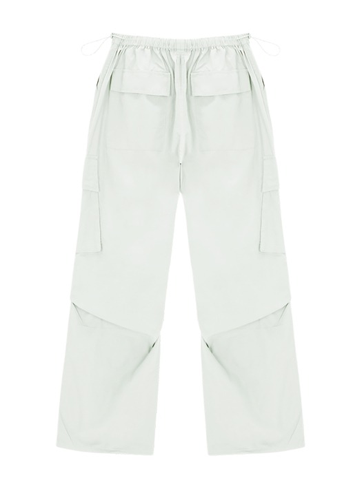 PARACHUTE CARGO PANTS WHITE