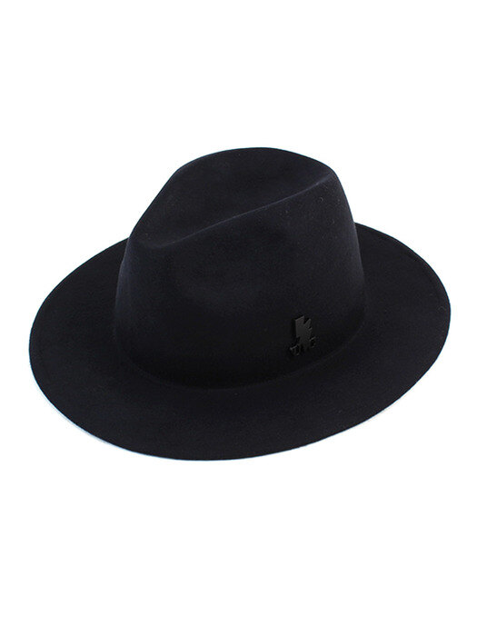 Basic Navy Wool Fedora 울페도라